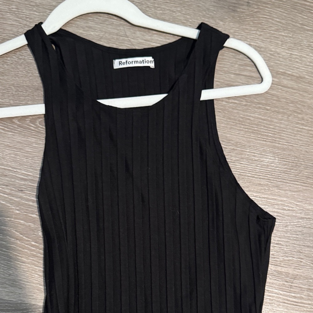 Reformation Ebony Sleeveless Top